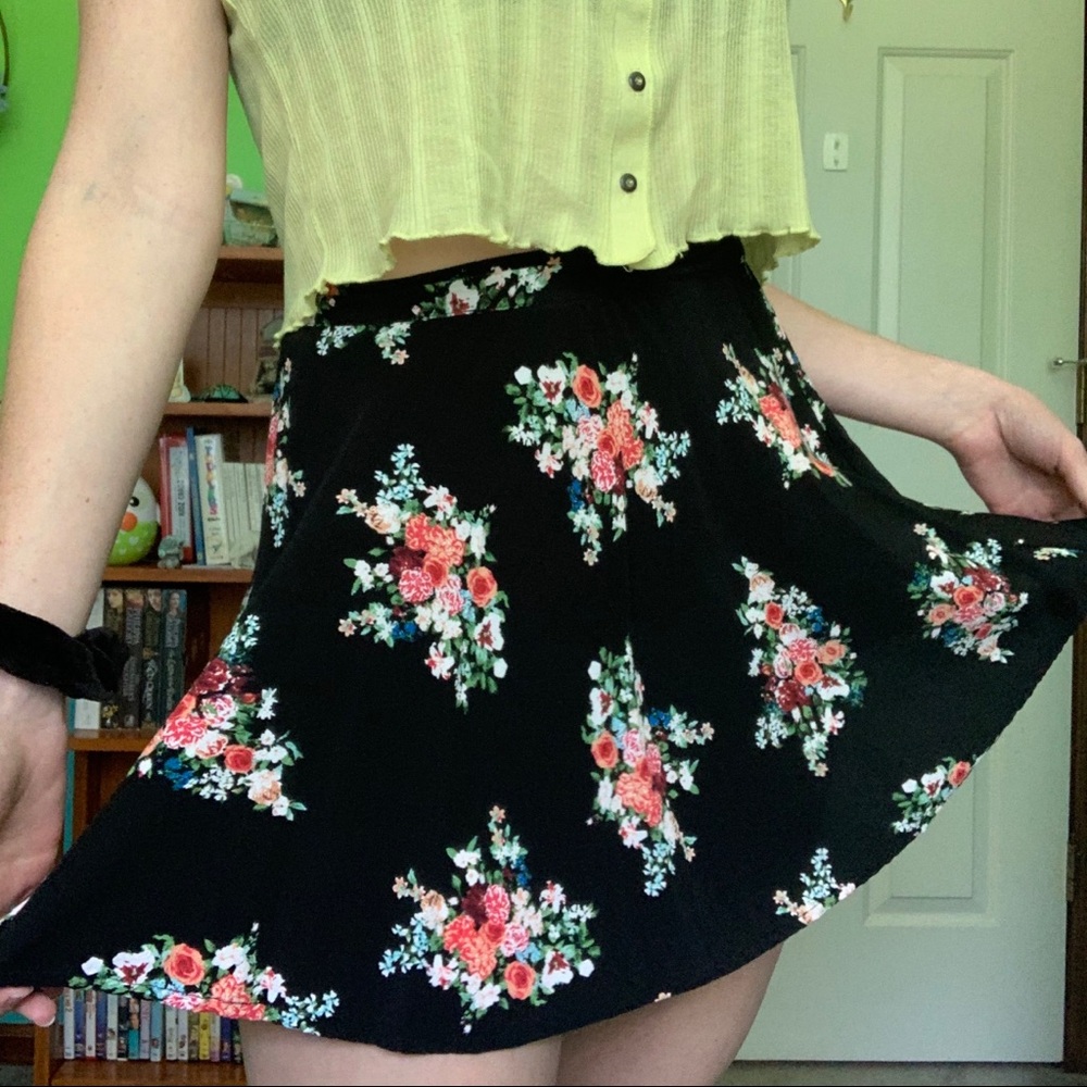 Floral Forever21 Skirt